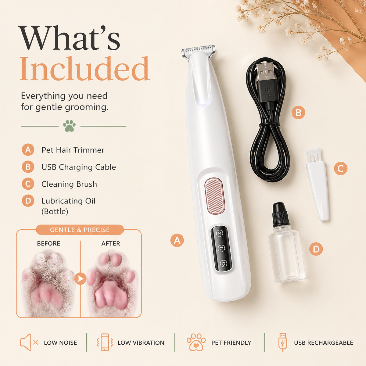Petpacers Pro Pet Hair Trimmer